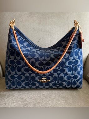 Coach Laurel Shoulder Bag in Signature Denim